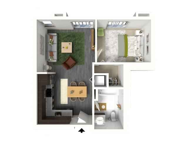 1 bed 1 bath - Image 2