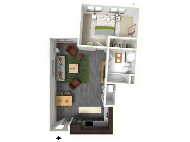 1 bed 1 bath - Image 5