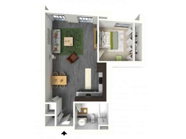 1 bed 1 bath - Image 6