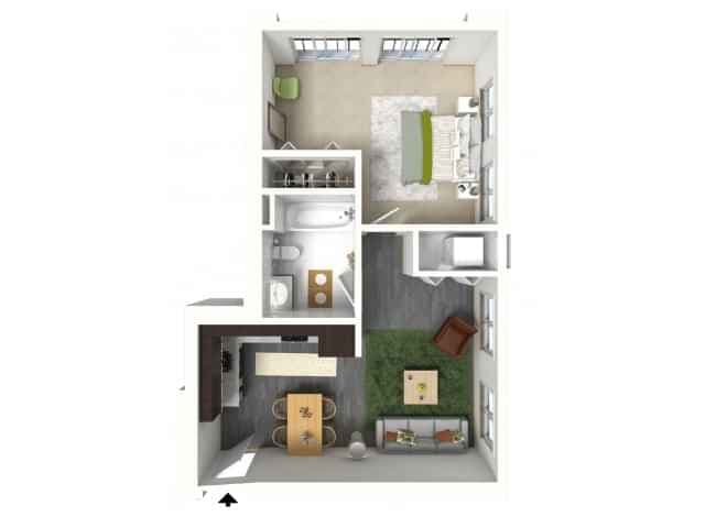 1 bed 1 bath - Image 4