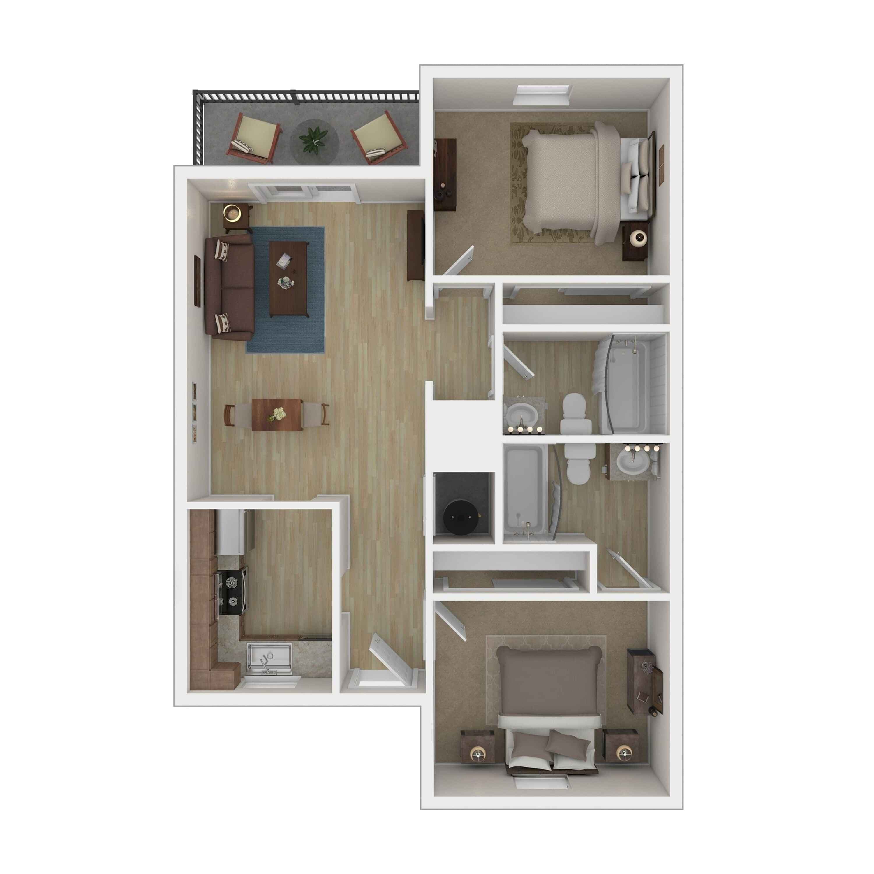 The Eleanor - Private Room - Private Bath (2 Bed - 2 Bath)