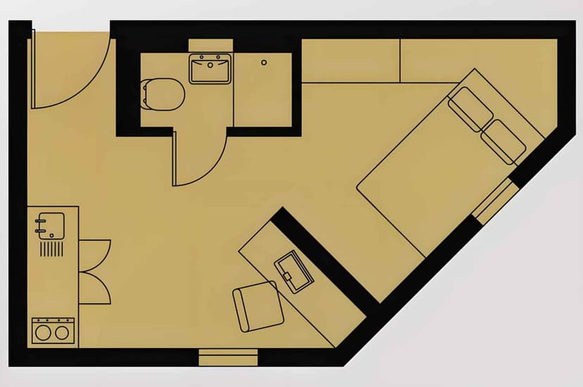 Gold Studio Upper Level Premium View - Image 4