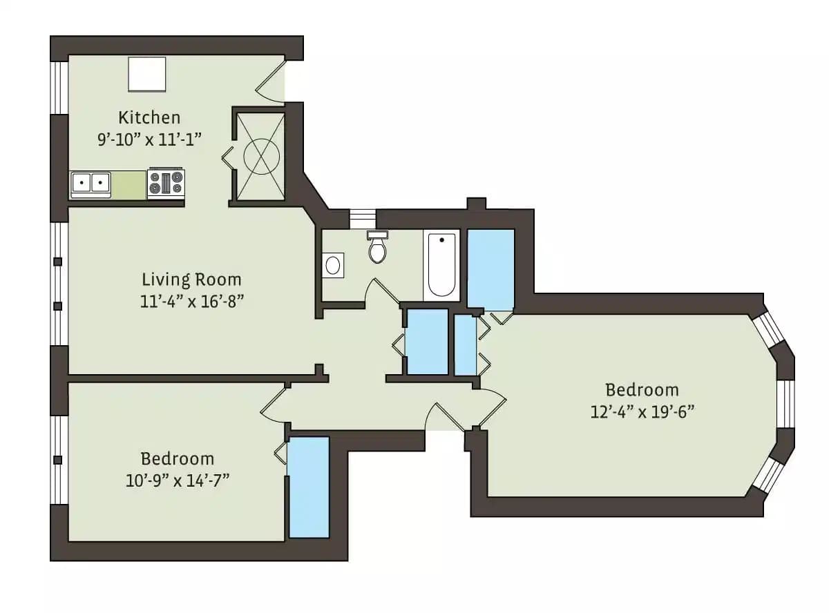 1 Bedroom Apartment