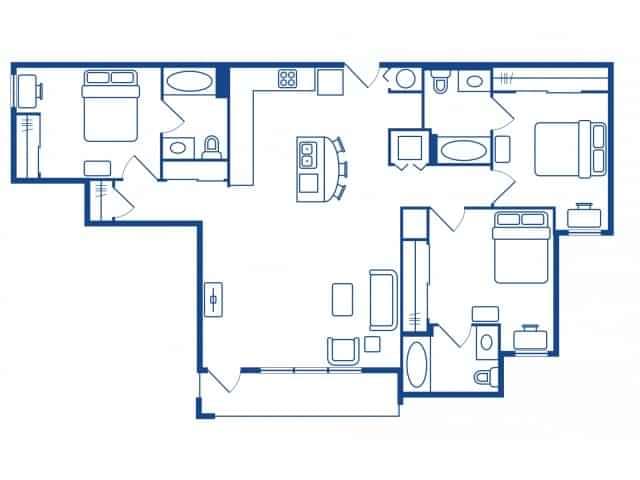 3 Bedroom 3 Bathroom